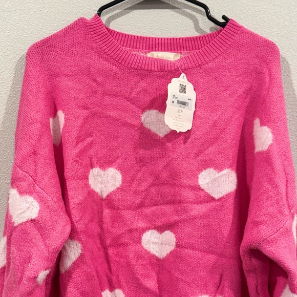 💗💕Alter’d State Pink Heart Sweater | NWT | Size Large | Valentine’s Day💗💕 - Picture 7 of 9
